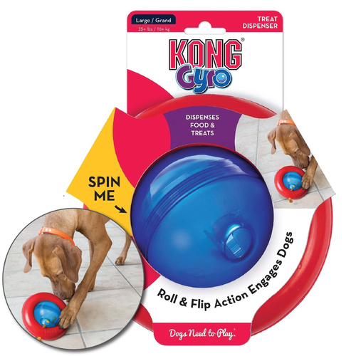 Kong Gyro Treat Dispensing Dog Toys - Small