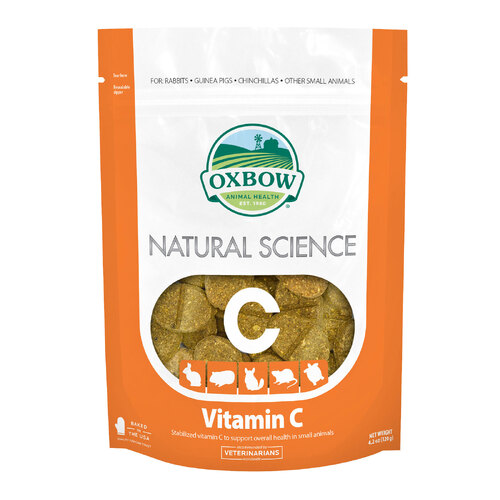 Oxbow Natural Science Vitamin C Supplement Treats For Small Animals 120g