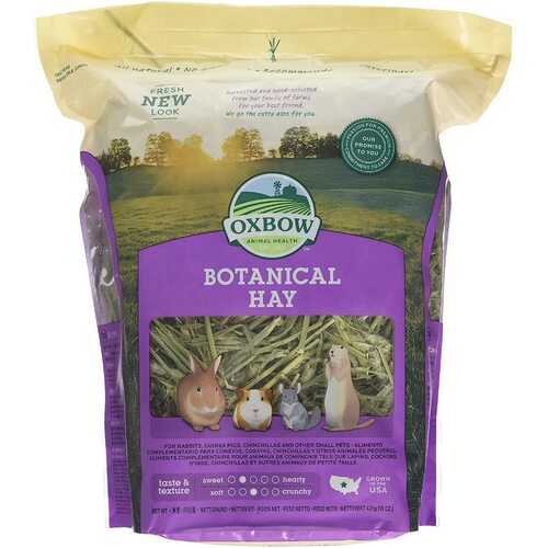 Oxbow All Natural Botanical Hay For Small Animals 425g
