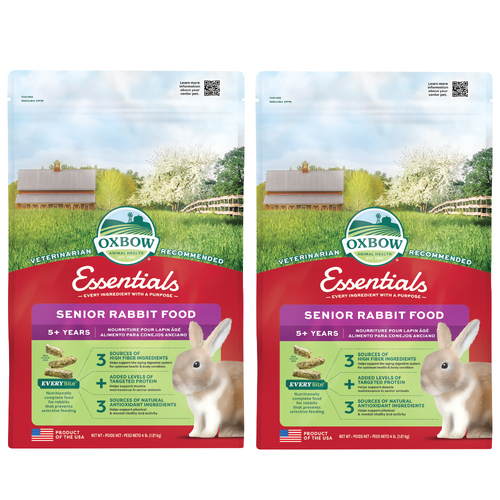 2 x Oxbow Essentials Senior Rabbit Food 1.8kg