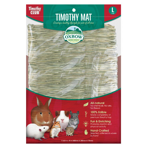 Oxbow Timothy Hay Club Mat Large Bed For Small Animals