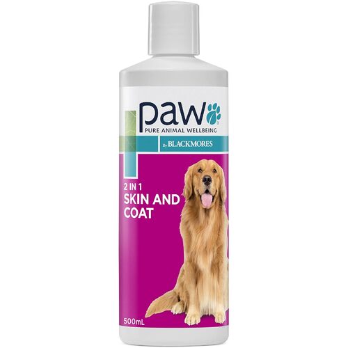 Blackmores Paw 2 In 1 Skin And Coat Conditioning Shampoo 500ml