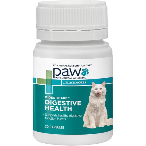 PAW by Blackmores Digesticare Probiotic Powder for Cats (30 Capsules) 