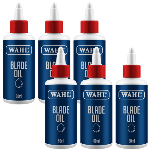 Wahl Clipper and Trimmer Oil 60ml x 6