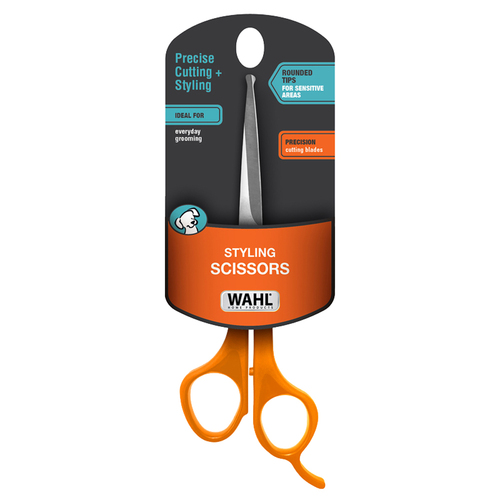 Wahl Stainless Steel Styling Dog Grooming Scissors with Rounded Tips