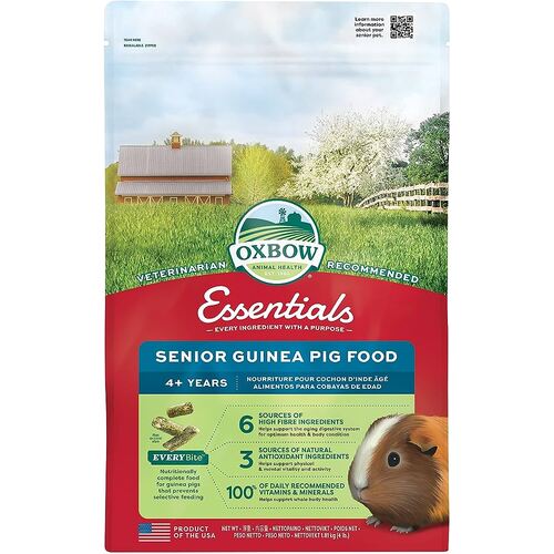 Oxbow Essentials Senior Guinea Pig Food 1.81kg