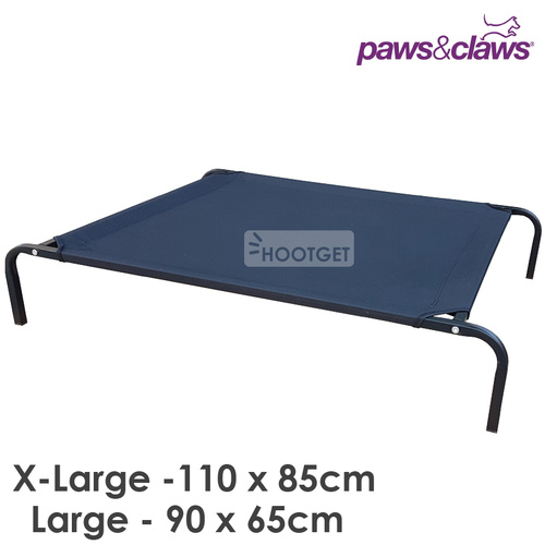 Paws and Claws Dog Bed Raised Cot Trampoline Hammock Large