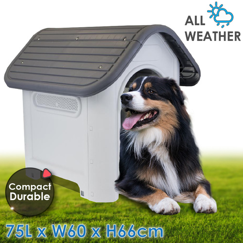 Weatherproof Plastic Dog Kennel House