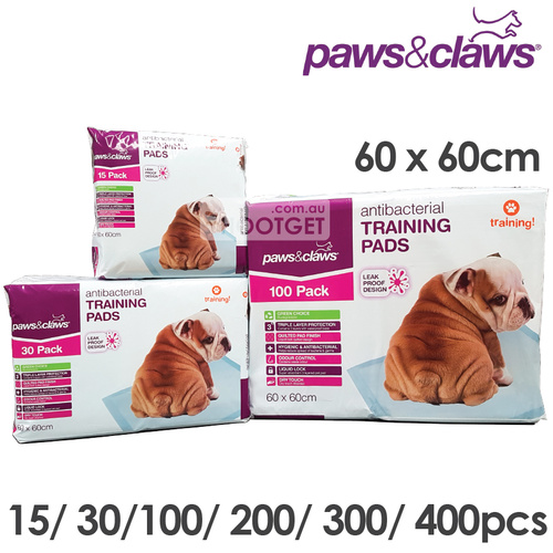 Paws and Claws Pet Dog Puppy Training Pad 100pcs