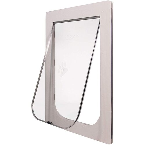 PETWAY Pet Door for Security Door - White / Medium