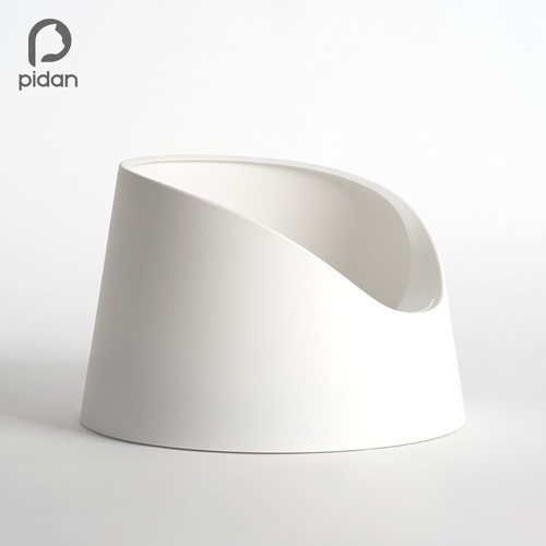 Pidan Cat Litter Tray Snow mountain Litter Box Toilet White