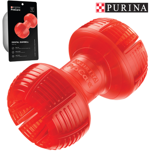 Purina ProCare Dental Dumbell Dog Toy