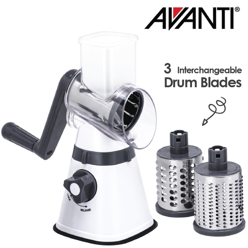 Avanti Table top Drum Grater Stainless Steel Slicer