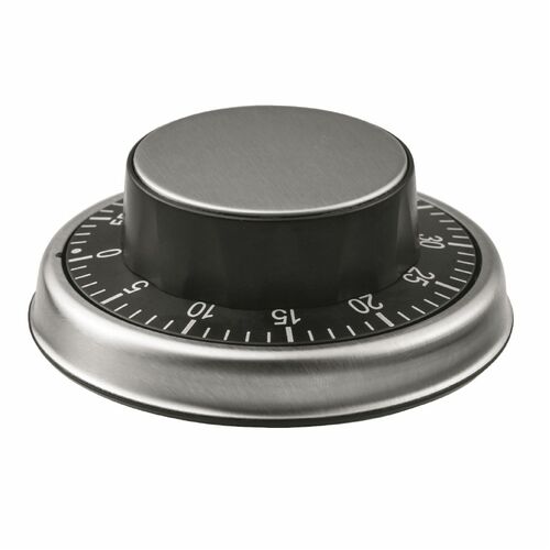 Avanti Mechanical Kitchen Timer Black