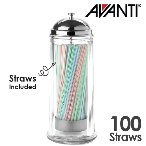 Avanti Glass Straw Dispenser