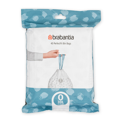 Brabantia Perfect Fit Compostable Bin Liner CODE O (30L) 40 Bags