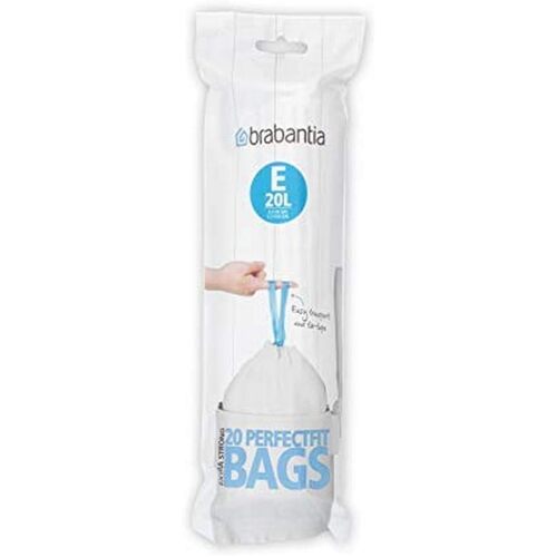 Brabantia Perfect Fit Compostable Bin Liner Code E (20L) 20 Bags