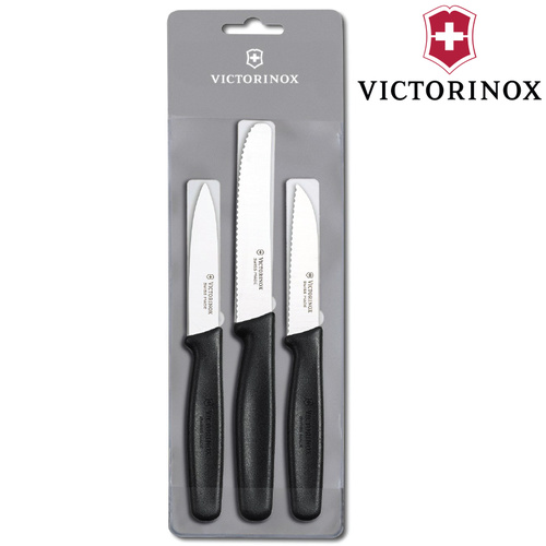Victorinox Paring Knife 3 Piece Set Black
