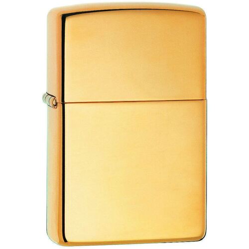 Zippo Lighter High Polish Brass 254B Gold