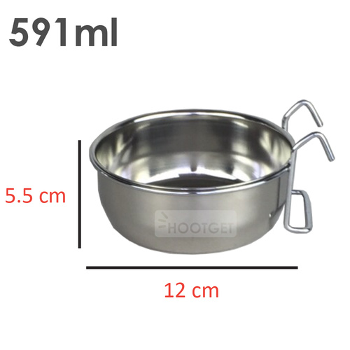 Superior Pet Goods Stainless Steel Coop Cups - 20oz / 591ml