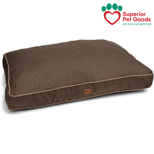 Hooch Dog Bed Mattress Cushion Thatch Chocolate Large
