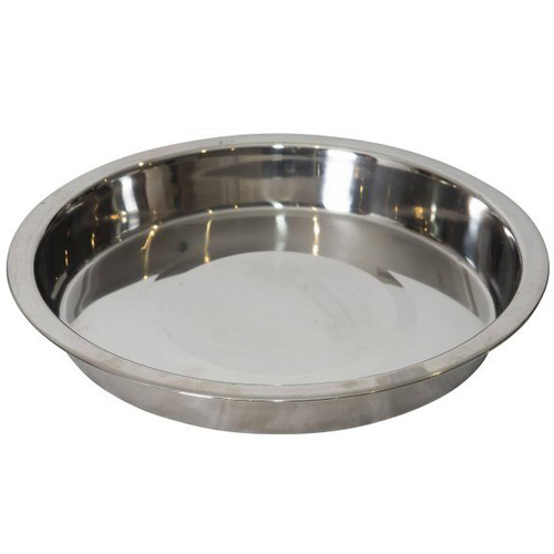 Stainless Steel Flat Puppy Dish Bowl 25cm