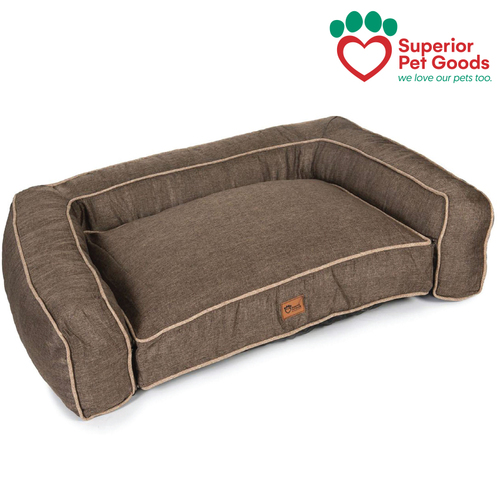 Scooby Dog Sofa Bed Lounge Thatch Chocolate Large