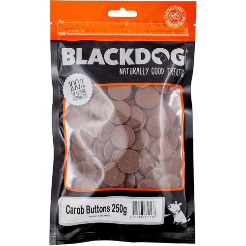 Blackdog Carob Drops 250g – Safe & Tasty Chocolate Alternative for Dogs