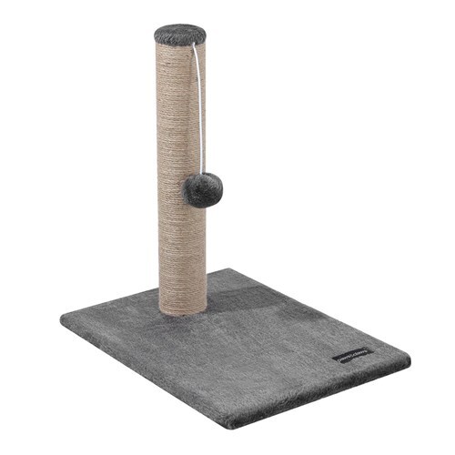Paws & Claws Catsby Scratching Furniture Post Cat Tower w/ Toy [Colour: Grey]