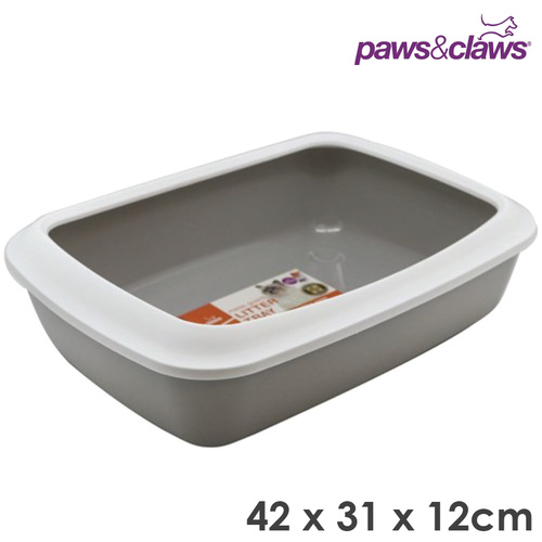 Cat Litter Tray With Rim
