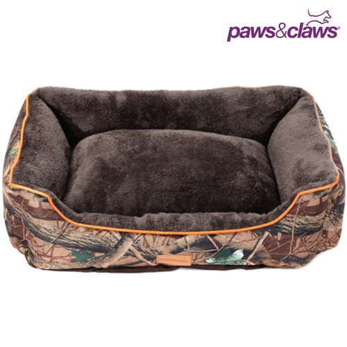 Large Camouflage Walled Puppy Dog Bed
