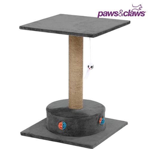 Paws & Claws Catsby Camberwell Cats Playground Sisal 57cm Scratching Post Grey