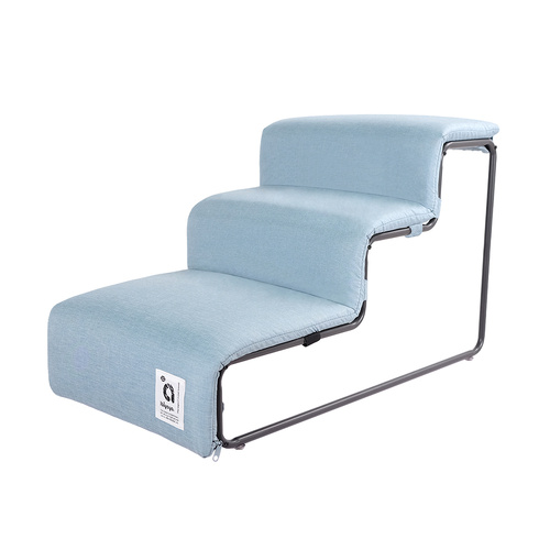 Ibiyaya Everest Pet Stairs for Dogs & Cats – Dusty Blue