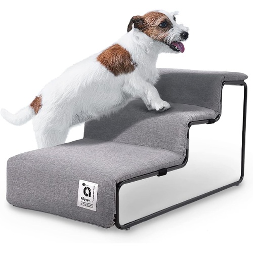 Ibiyaya Everest Pet Stairs for Dogs & Cats – Grey